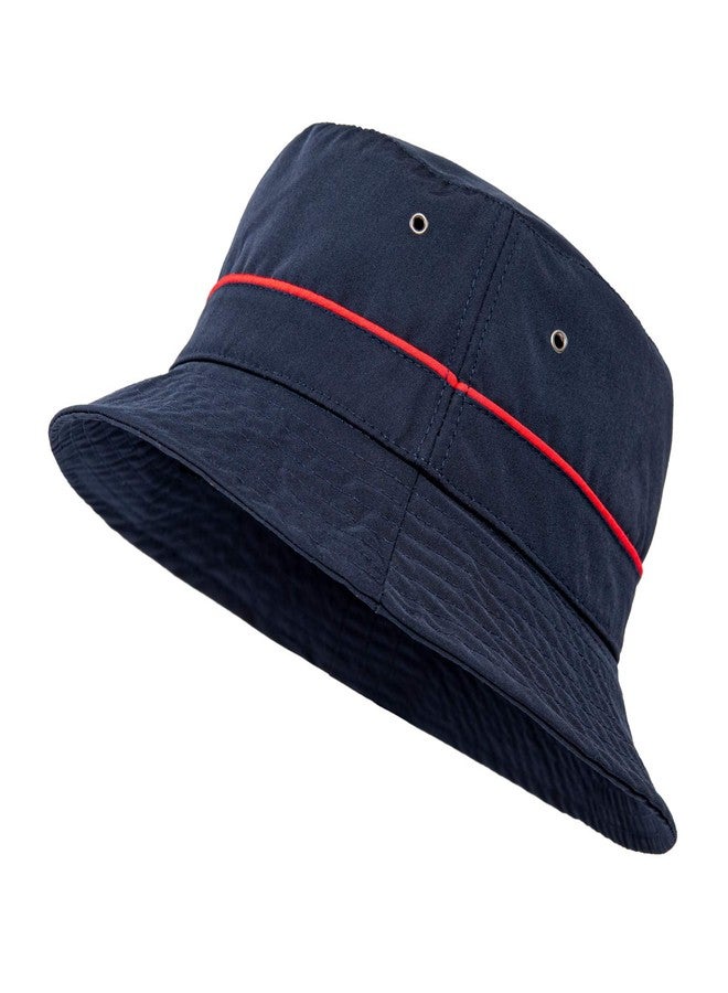 VOBOOM Quick Dry Bucket Hats for Men Outdoor Fisherman Sun Caps (Navy, 7 1/2) - Image 1